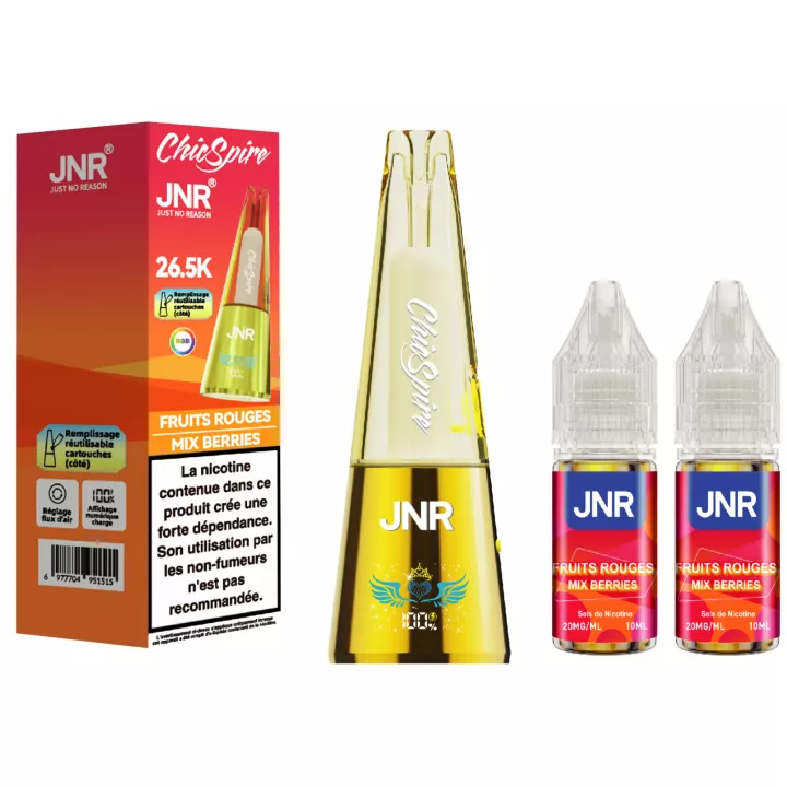 Puff JNR Chicspire &ndash; 26,5K &ndash; Rote Fr&uuml;chte
