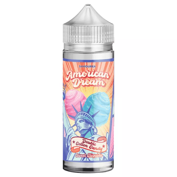 E-liquide Double Cotton Candy Americain Dream 50 ml Savourea