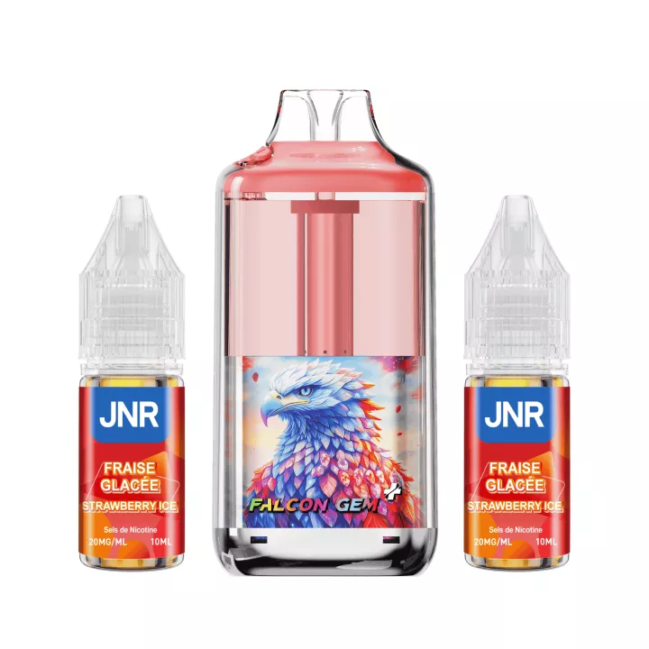 Puff Falcon GEM+ 30 000 bouff&eacute;es - Fraise glac&eacute;e | E-Garette