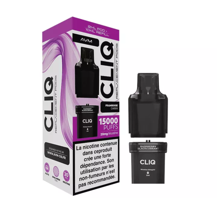 Kartusche Puff Framboise Cassis Cliq 15000 &ndash; AVM