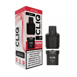 Patrone Puff Fraise Glac&eacute;e Cliq - AVM
