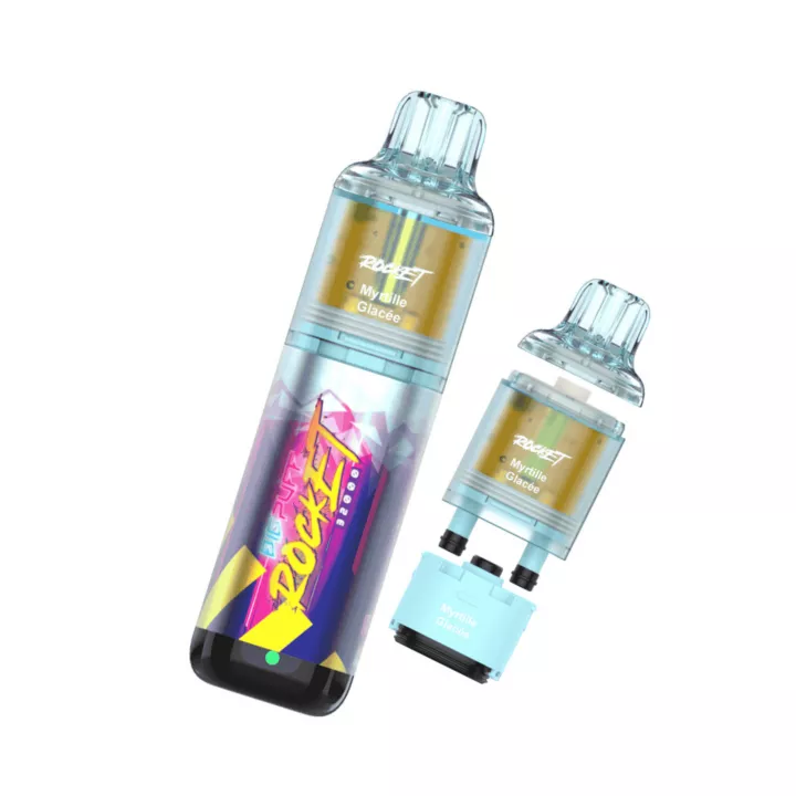 Puff Rocket 32 000 bouff&eacute;es - saveur myrtille glac&eacute;e | E-Garette