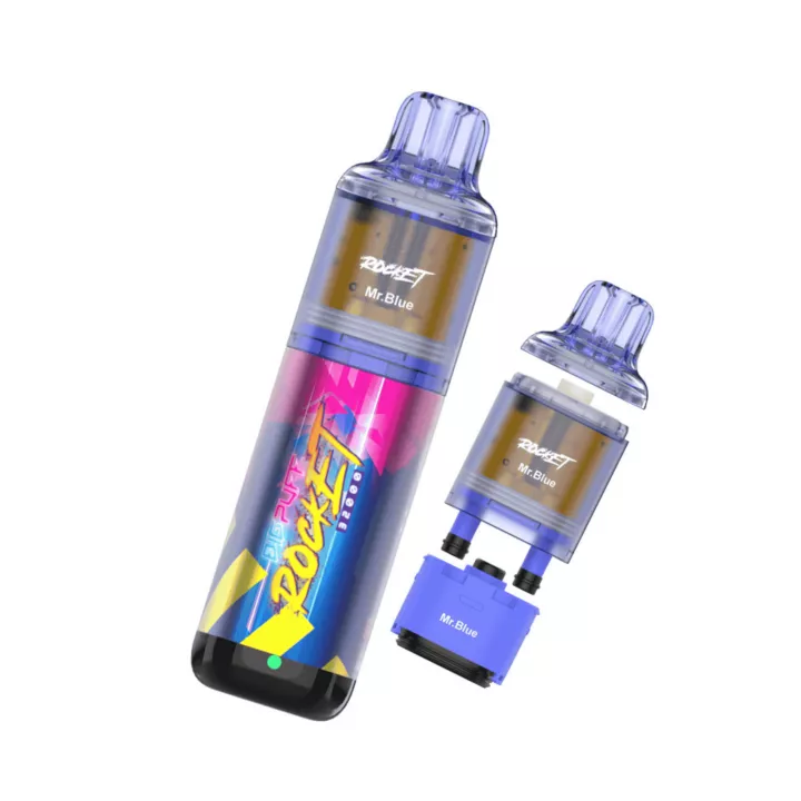 Puff Rocket 32 000 bouff&eacute;es - saveur Mr Blue | E-Garette