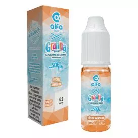 E-Liquid Pêche Abricot - Granita Soft - 10ml - Alfaliquid