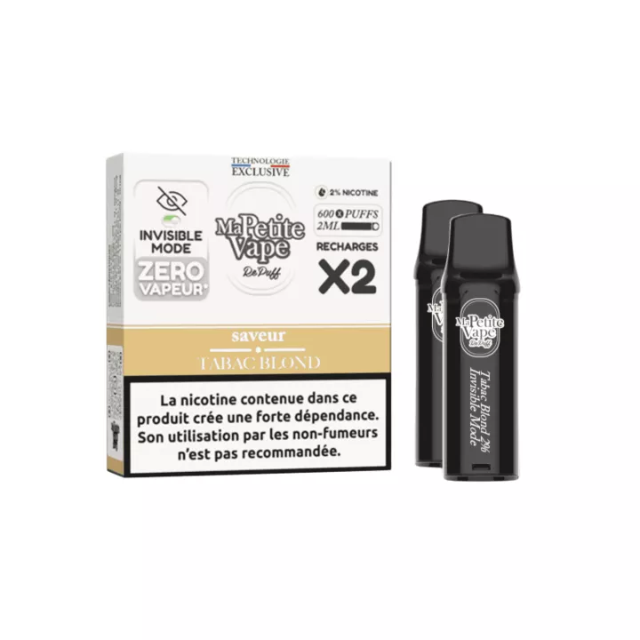 Cartouche Puff Repuff Past&egrave;que Fraise Acidul&eacute;e Par 2 - Ma Petite Vape