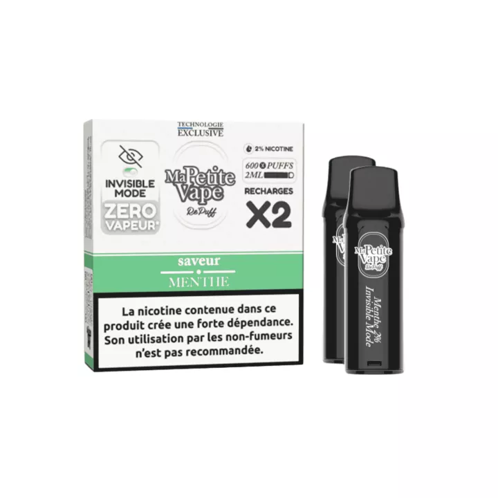 Cartouche Puff Repuff Past&egrave;que Fraise Acidul&eacute;e Par 2 - Ma Petite Vape