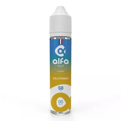 E-Liquide California - Classics - 50ml - Alfaliquid 0
