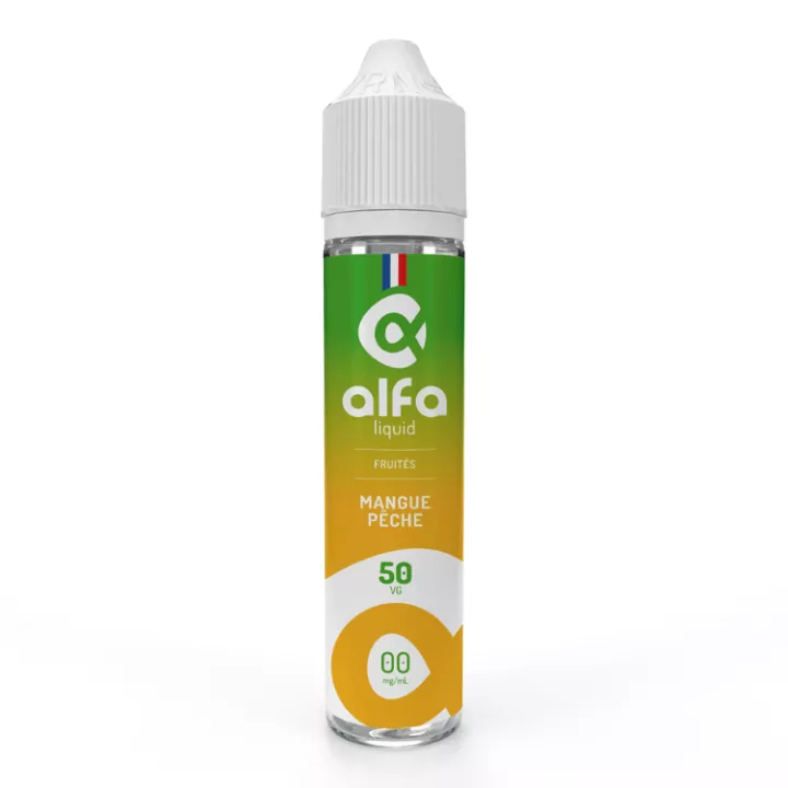 E-Liquid Mangue P&ecirc;che 50 ml Alfaliquid
