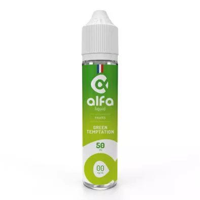 E-Liquide Green Temptation - Fruités - 50ml - Alfaliquid 0