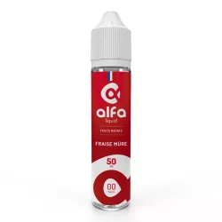 E-Liquid Fraise M&ucirc;re - Fruits Rouges - 50ml - Alfaliquid