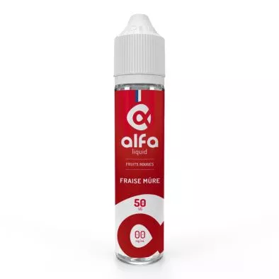 E-Liquide Fraise Mûre - Fruits Rouges - 50ml - Alfaliquid 0