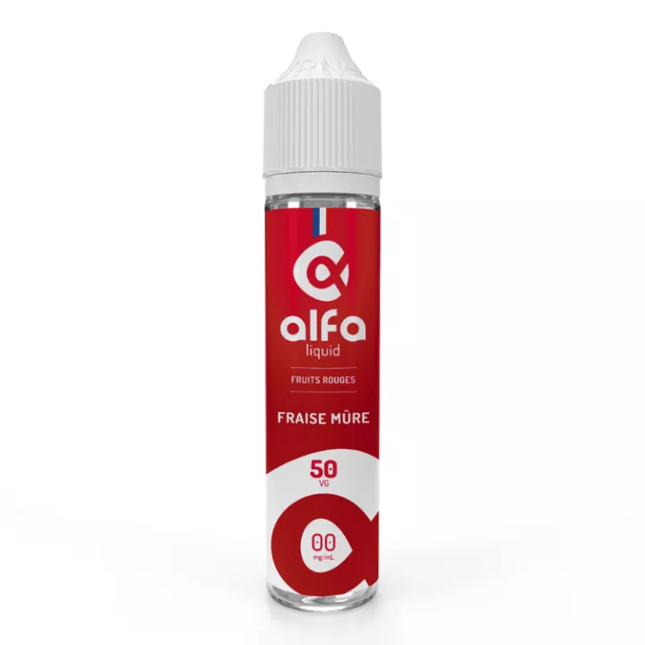 E-Liquid Fraise M&ucirc;re 50 ml Alfaliquid