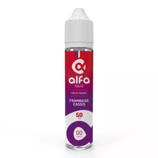E-Liquide Framboise Cassis - Fruits Rouges - 50ml - Alfaliquid