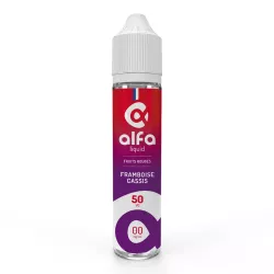 E-Liquid Framboise Cassis - Fruits Rouges - 50ml - Alfaliquid
