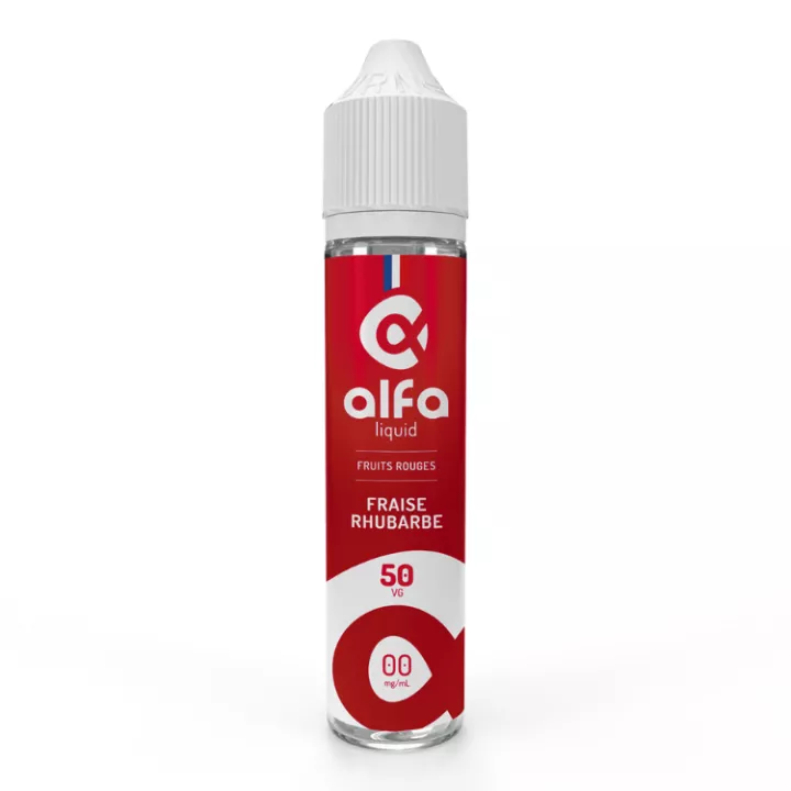 E-liquide Fraise Rhubarbe 50 ml Alfaliquid