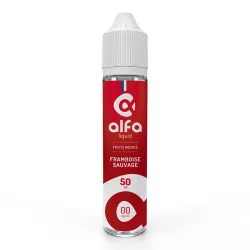 E-Liquide Framboise Sauvage - Fruits Rouges - 50ml - Alfaliquid