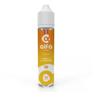 E-Liquid Vanilla & Popcorn - Gourmands - 50ml - Alfaliquid