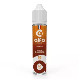 E-Liquid Nuts & Custard - Gourmands - 50ml - Alfaliquid