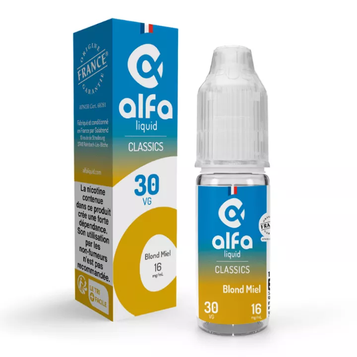 E-liquide Blond Miel 10 ml - Alfaliquid