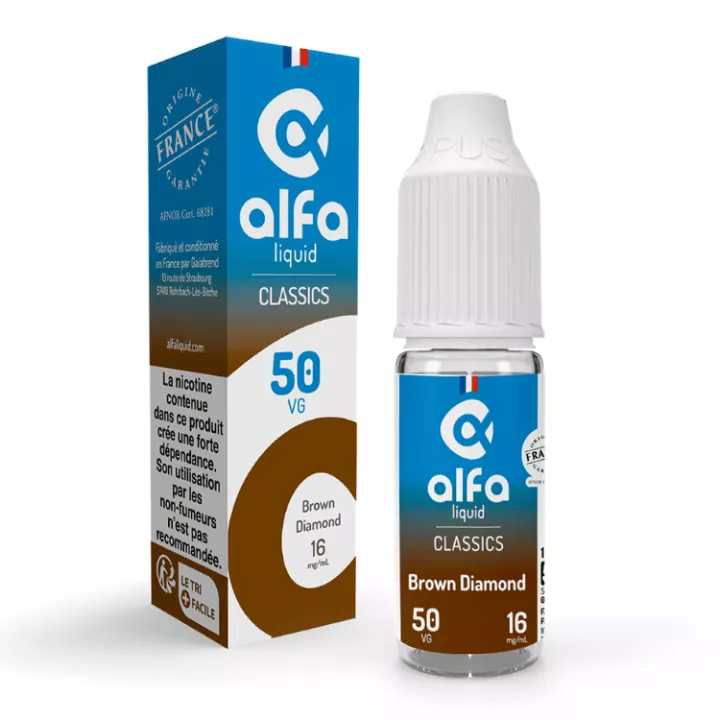 E-liquide Brown Diamond 10 ml - Alfaliquid