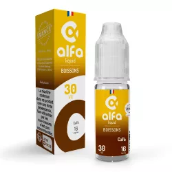 E-Liquid Caf&eacute; - Boissons - 10ml - Alfaliquid