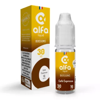 E-Liquide Caf&eacute; Expresso - Boissons - 10ml - Alfaliquid
