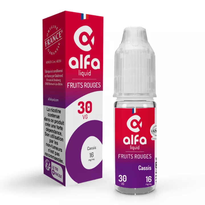 E-Liquid Cassis  10 ml - Alfaliquid