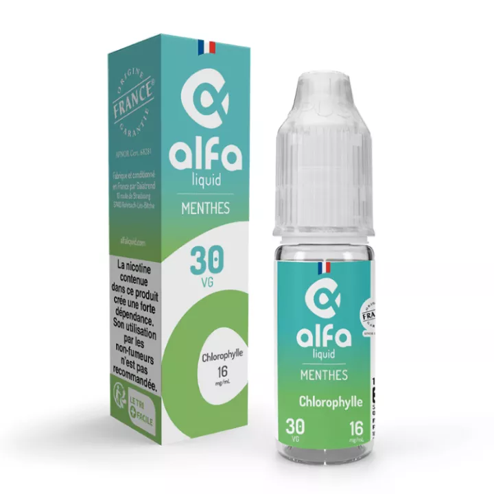 E-liquide Chlorophylle 10 ml - Alfaliquid