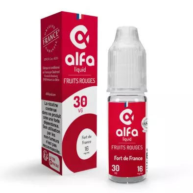 E-Liquide Fort de France - Fruits Rouges - 10ml - Alfaliquid 0