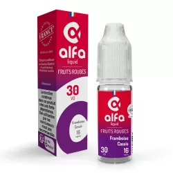 E-Liquide Framboise Cassis - Fruits Rouges - 10ml - Alfaliquid