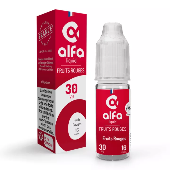 E-Liquid Fruits Rouges 10 ml - Alfaliquid