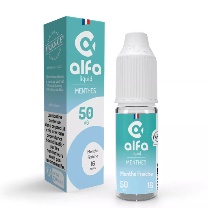 E-liquide Menthe Fra&icirc;che 10 ml - Alfaliquid