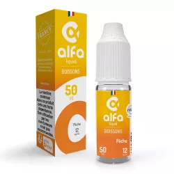 E-Liquid P&ecirc;che - Fruit&eacute;s - 10ml - Alfaliquid
