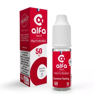 E-Liquide Summer Feeling - Fruits Rouges - 10ml - Alfaliquid 0