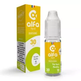 E-Liquide Thé Vert Menthe - Boissons - 10ml - Alfaliquid