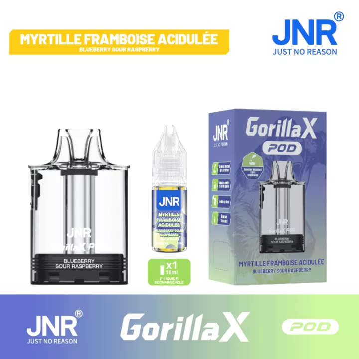 Kartusche Blaubeere Himbeere sauer | Gorilla X | JNR