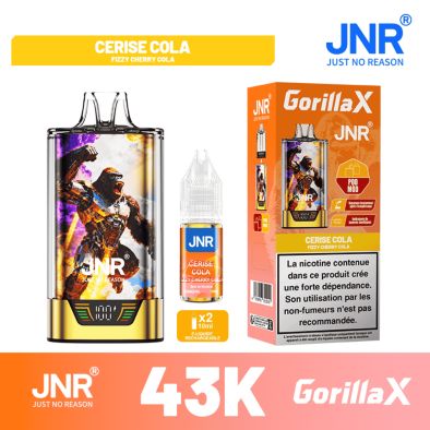 Puff Cartouche Fizzy Cherry Cola - Gorilla X - JNR 0