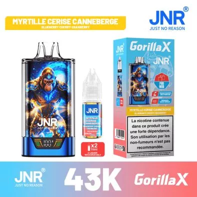 Puff Cartouche Blueberry Cherry Cranberry - Gorilla X - JNR 0