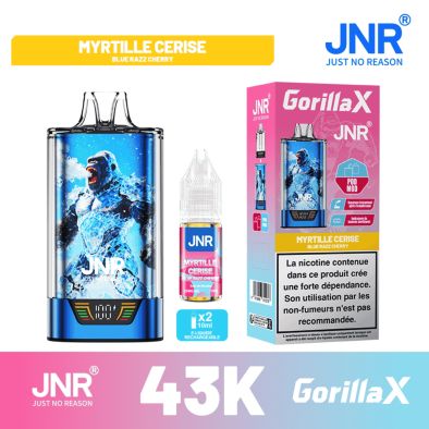 Puff Cartouche Blue Razz Cherry - Gorilla X - JNR 0