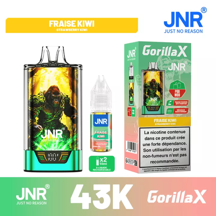 Erdbeer-Kiwi Geschmack &ndash; Gorilla X 43K Puff | JNR