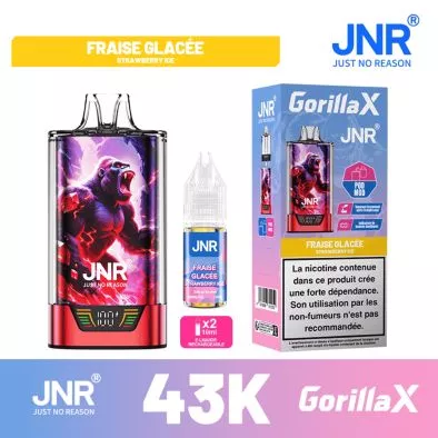 Puff Cartouche Strawberry Ice - Gorilla X - JNR 0