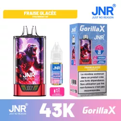 Puff Patrone Fraise Glac&eacute;e - Gorilla X - JNR