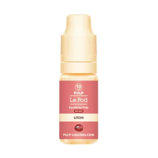 E-Liquide Sels de Nicotine Litchi - Le Pod Liquide - 10ml - Pulp