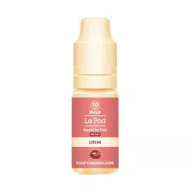 E-Liquide Sels de Nicotine Litchi - Le Pod Liquide - 10ml - Pulp