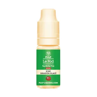 E-Liquid Nikotinsalze Kiwi Dragon Glac&eacute; - Le Pod Liquide - 10ml - Pulp