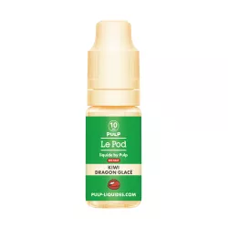 E-Liquide Sels de Nicotine Kiwi Dragon Glac&eacute; - Le Pod Liquide - 10ml - Pulp
