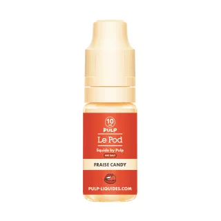 E-Liquid Nikotinsalze Fraise Candy - Le Pod Liquide - 10ml - Pulp