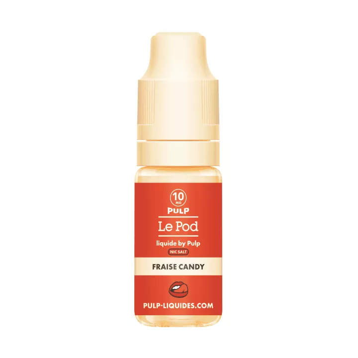 E-Liquid Nikotinsalze Fraise Candy - Le Pod Liquide - 10ml - Pulp