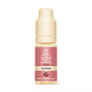 E-Liquide Sels de Nicotine Th&eacute; P&ecirc;che - Le Pod Liquide - 10ml - Pulp