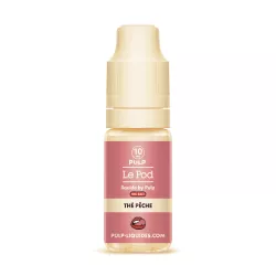 E-Liquide Sels de Nicotine Th&eacute; P&ecirc;che - Le Pod Liquide - 10ml - Pulp